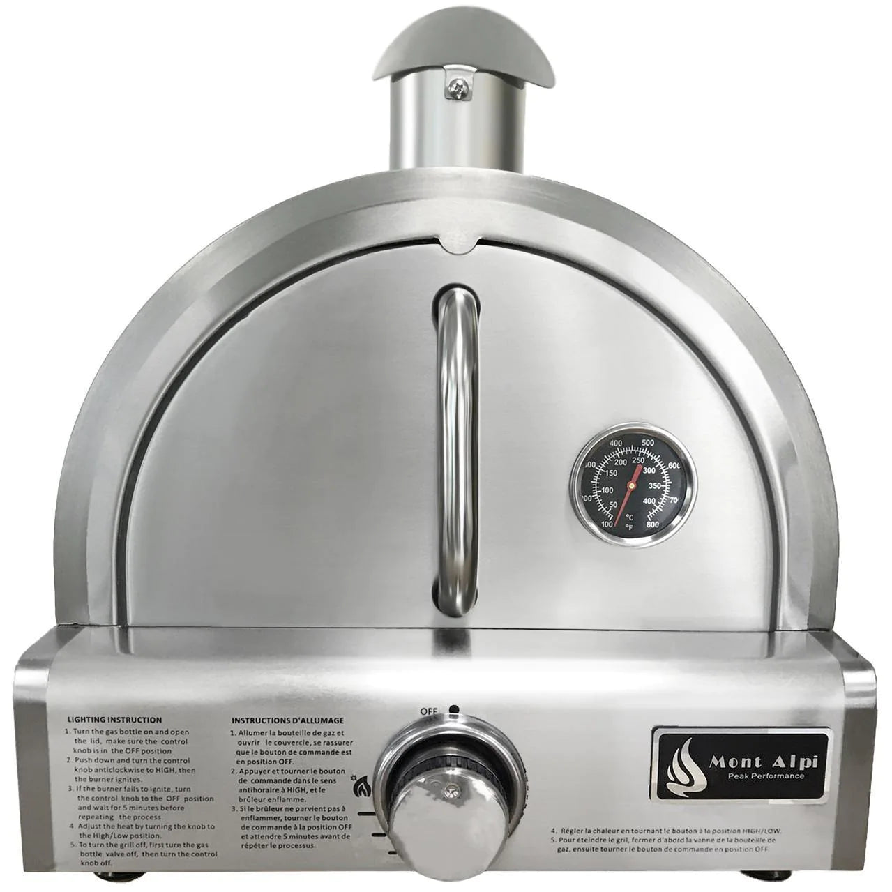 Mont Alpi Portable Propane Gas Outdoor Pizza Oven - MAPZ-SS - Room By The Tree