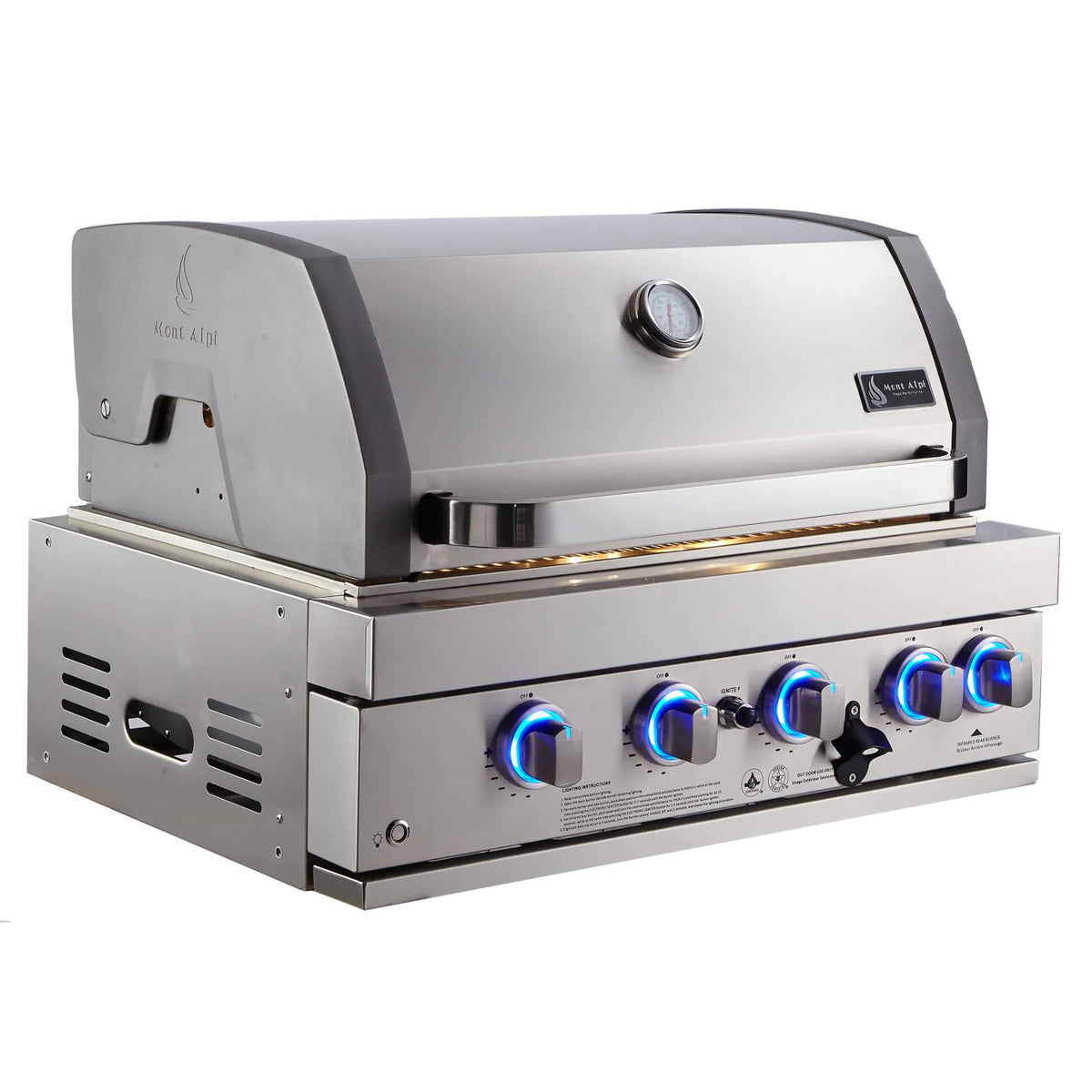 Mont Alpi 400 32-Inch Built-In Propane Gas Grill - MABi400 - Room By The Tree