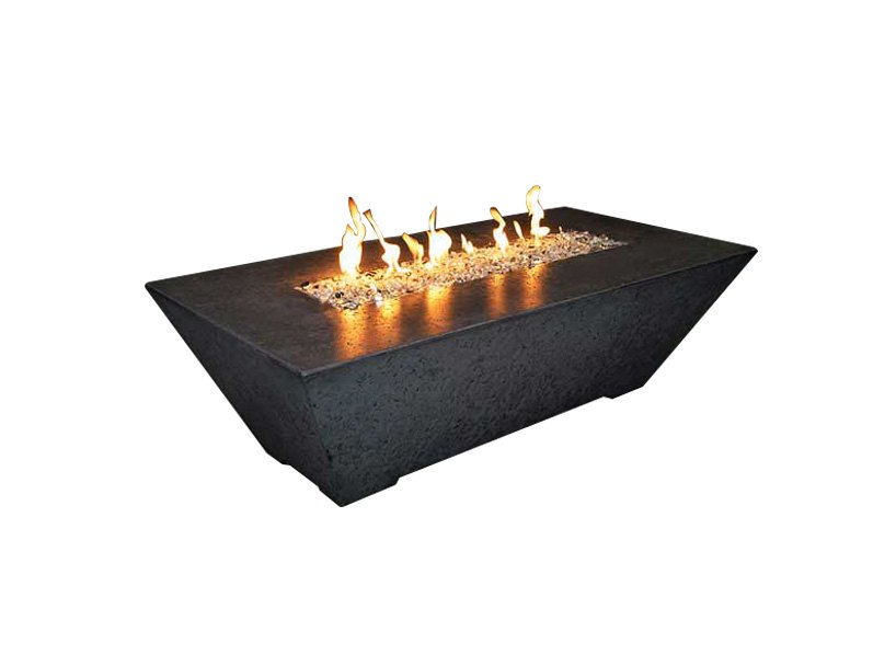 Grand Canyon ORECFT-603024 Olympus Extra Tall 60x30-Inch Rectangular Black Propane Fire Pit - Room By The Tree