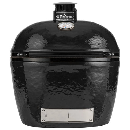 Primo Oval XL 400 Ceramic Kamado Grill With Stainless Steel Grates - PGCXLH (2021) - Room By The Tree