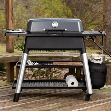 Everdure By Heston Blumenthal FURNACE 52-Inch 3-Burner Propane Gas Grill With Stand - HBG3GUS - Room By The Tree