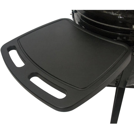 Primo All-In-One Oval XL 400 Ceramic Kamado Grill With Cradle, Side Shelves, And Stainless Steel Grates - PGCXLC (2021) - Room By The Tree