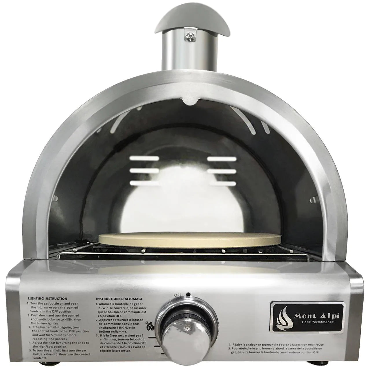Mont Alpi Portable Propane Gas Outdoor Pizza Oven - MAPZ-SS - Room By The Tree
