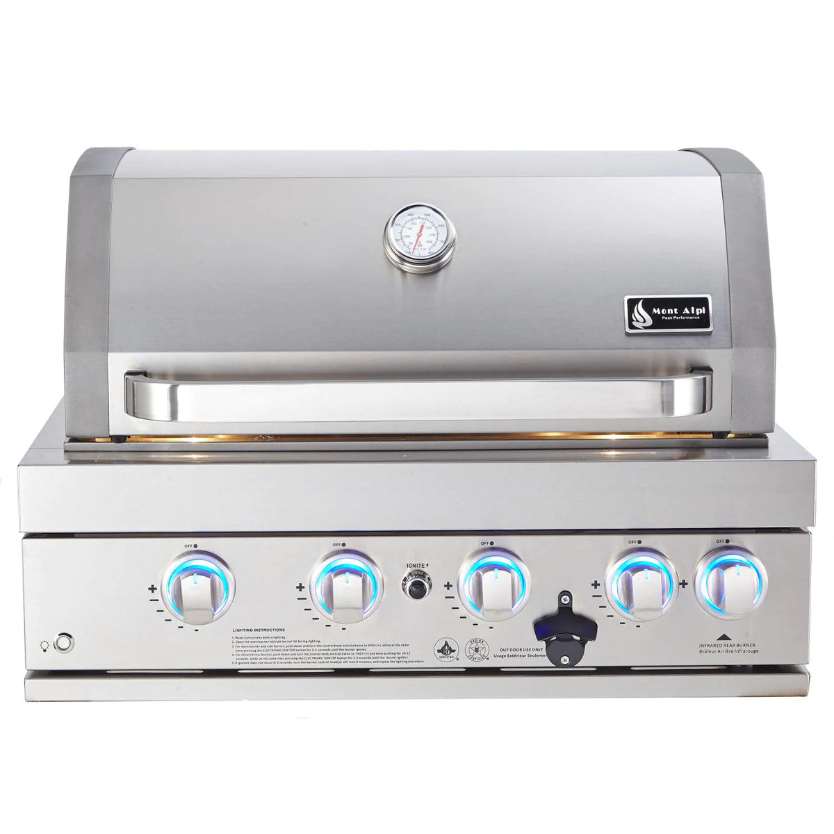 Mont Alpi 400 32-Inch Built-In Propane Gas Grill - MABi400 - Room By The Tree