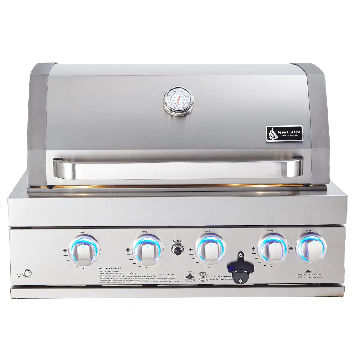 Mont Alpi 400 32-Inch Built-In Propane Gas Grill - MABi400 - Room By The Tree