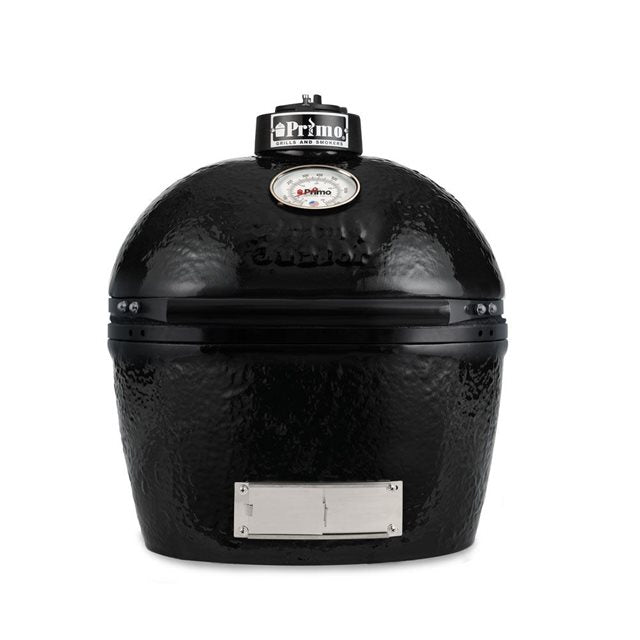 Primo Oval XL 400 Ceramic Kamado Grill With Stainless Steel Grates - PGCXLH (2021) - Room By The Tree