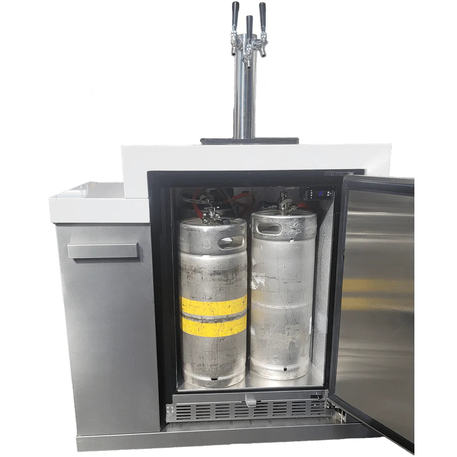 Mont Alpi Outdoor Rated Triple Tap Kegerator Cabinet Module - MA-KEG - Room By The Tree