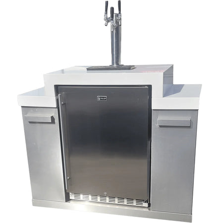 Mont Alpi Outdoor Rated Triple Tap Kegerator Cabinet Module - MA-KEG - Room By The Tree