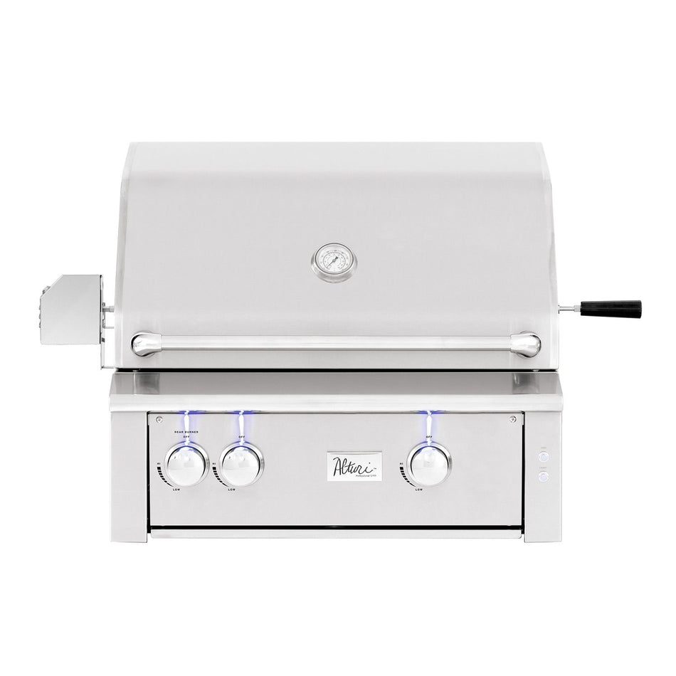 Summerset Alturi 30-Inch 2-Burner Built-In Propane Gas Grill With Stainless Steel Burners & Rotisserie - ALT30T-LP