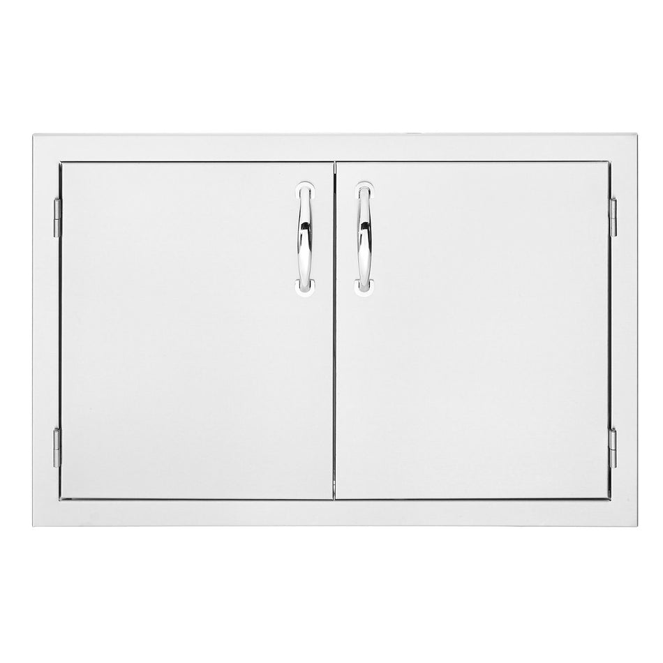 Summerset SSDD-33M Double Access Doors with Masonry Frame, Stainless Steel, 33-Inch