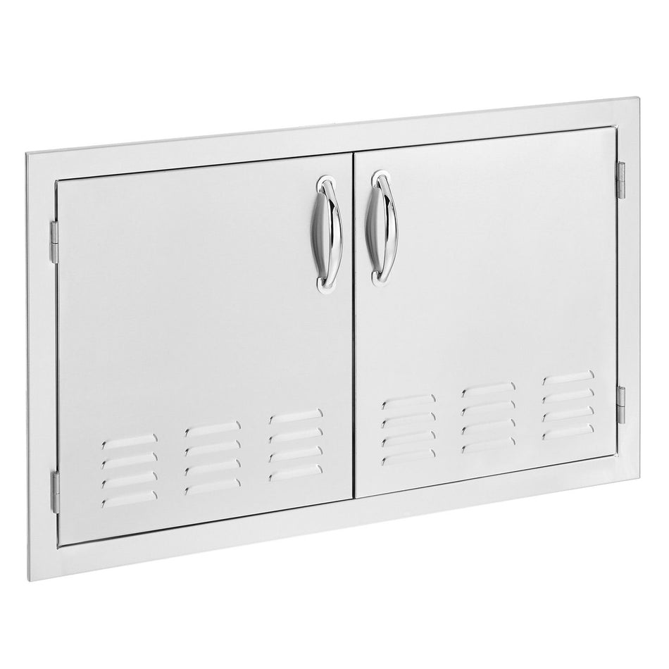 Summerset SSDD-33V Vented Double Access Doors, Stainless Steel, 33-Inch
