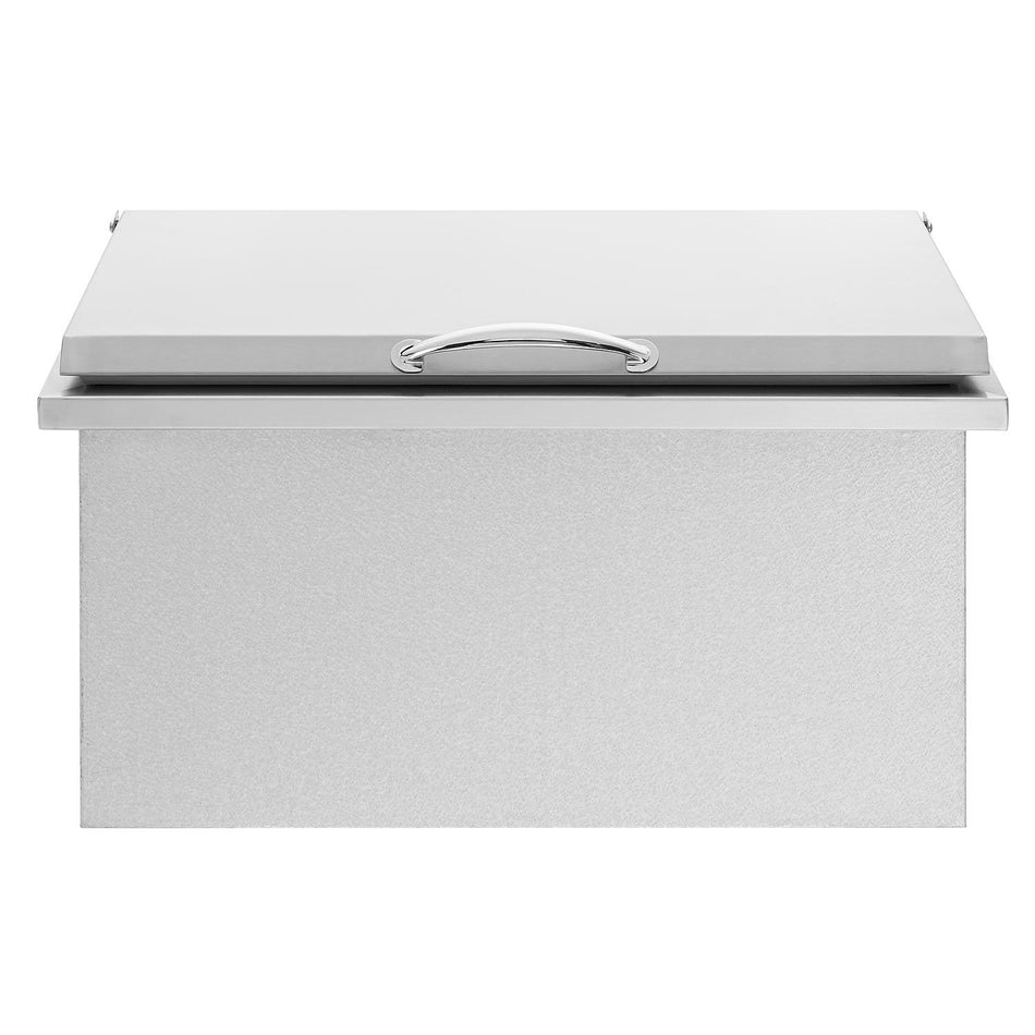 Summerset SSIC-28 Drop In Ice Chest, Stainless Steel, Large 28" x 26"