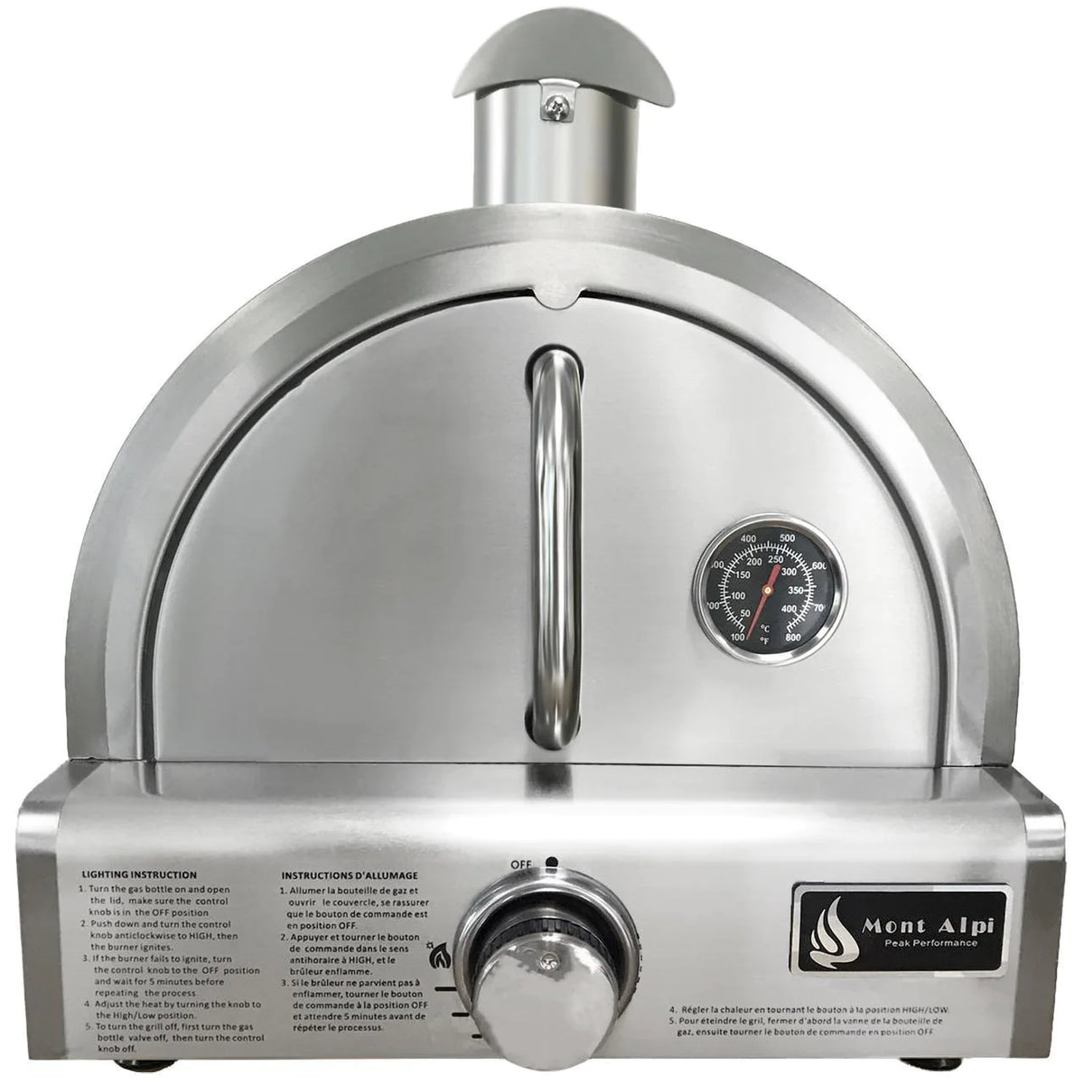 Mont Alpi Portable Propane Gas Outdoor Pizza Oven - MAPZ-SS - Room By The Tree 