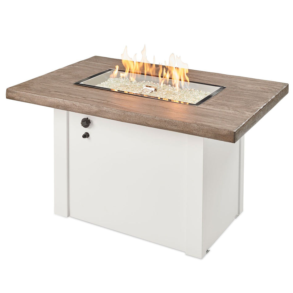 The Outdoor GreatRoom Company Havenwood Gas Fire Table, 44x32-Inches - HVDW-1224-K