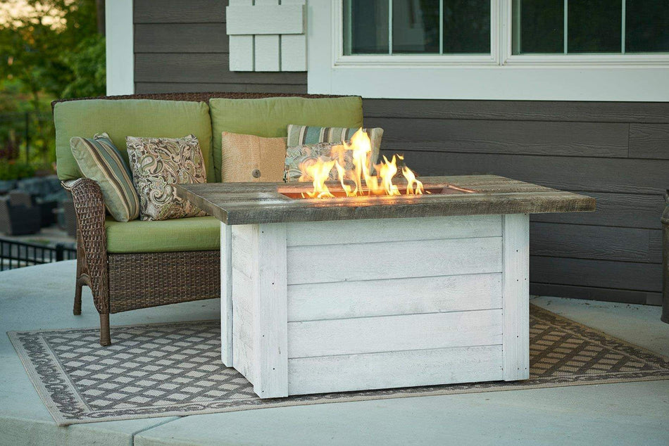 The Outdoor GreatRoom Company ALC-1224 Alcott Gas Fire Pit Table, 36.75x48-Inches