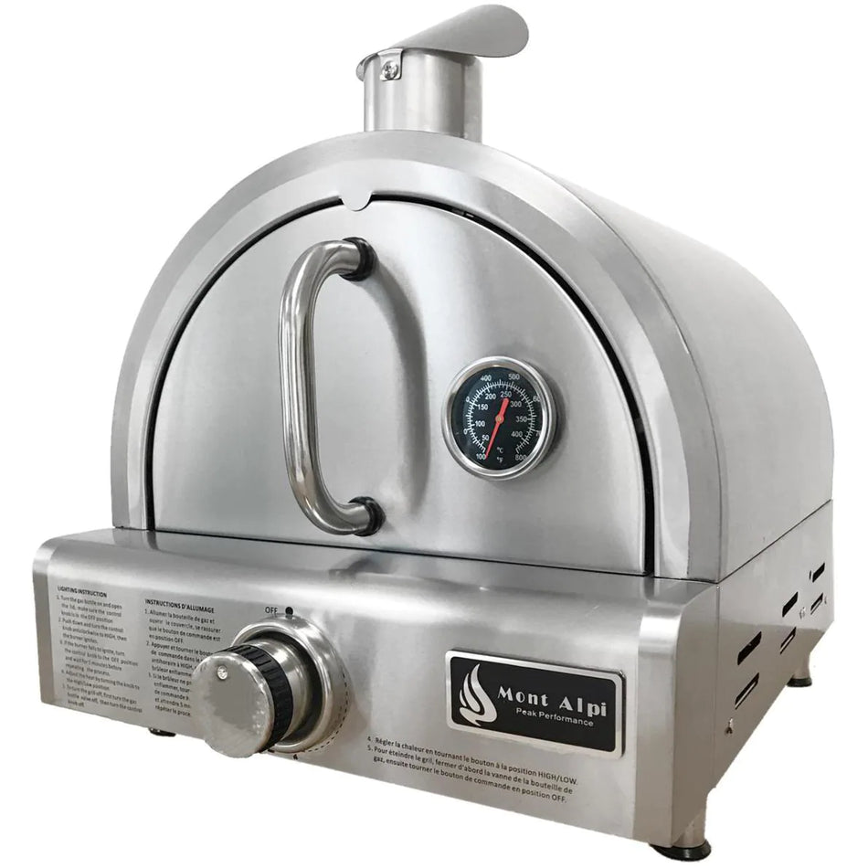 Mont Alpi Portable Propane Gas Outdoor Pizza Oven - MAPZ-SS - Room By The Tree 