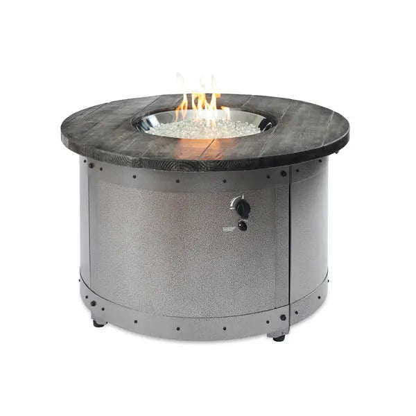 The Outdoor GreatRoom Company Natural Grey Cove 42-Inch Round Gas Fire Pit Bowl (CV-30) - Room By The Tree 