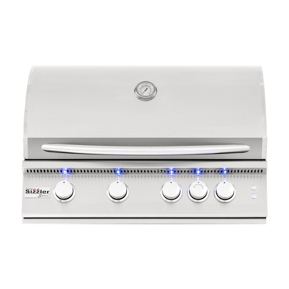 Summerset SIZPRO32 Sizzler Pro Series Built-In Gas Grill, 32-Inch, Stainless Steel