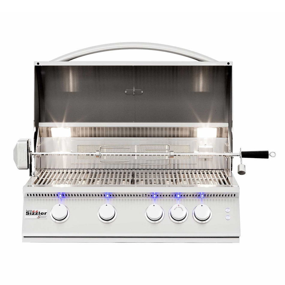 Summerset SIZPRO32 Sizzler Pro Series Built-In Gas Grill, 32-Inch, Stainless Steel